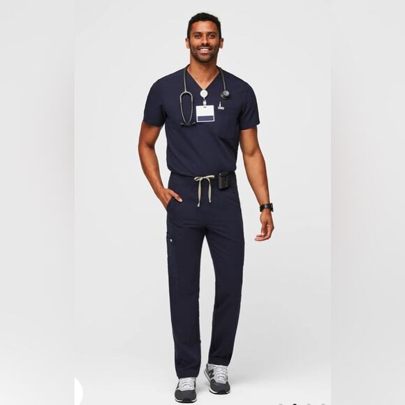 NWT Men’s Blue Figs Axim Cargo Pants - Picture 1 of 8